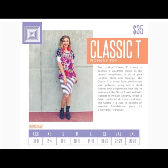 NWOT LuLaRoe Classic T - Picture 5 of 5